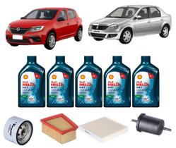 Kit revisão troca oleo logan sandero 1.6 16v 2007 à 2016 Kit revisão troca oleo logan sandero 1.6 16v 2007 à 2016