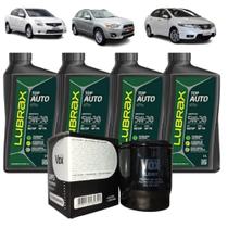 Kit Revisão Troca Óleo Motor Honda Hr-v 4lts 5w30 Sintetico