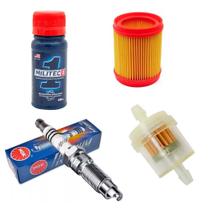 Kit Revisão Vela E Filtro Titan 150 ATE 2008 Militec Iridium Kit Revisão Vela E Filtro Titan 150 ATE 2008 Militec Iridium