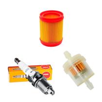 Kit Revisão Vela ngk E Filtros honda cg titan 150 ate 2008