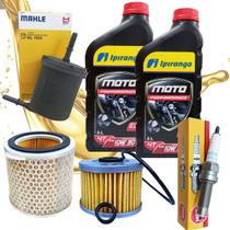Kit Revisão Xre 300 2016 Em Diante Ipiranga 10w30 Filtros E Vela Ngk