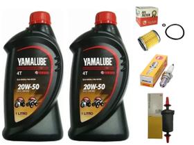 Kit Revisão Yamaha Fazer 250 - Óleo Yamalube Filtros E Vela