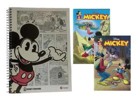 Kit Revistas Mickey + Caderno Capa Dura - Culturama