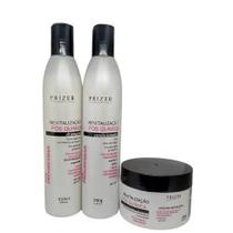 Kit Revitalização Pós Química Prizer Com Óleo De Argan Kit Revitalização Pós Química Prizer Com Óleo De Argan