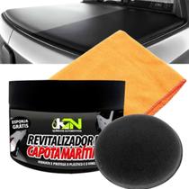 Kit Revitalizador de Capota 150 g + Flanela Grande Capota Maritima Automotivo Carro - KN Automotivos