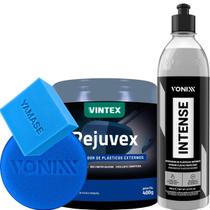 Kit Revitalizador De Plasticos Internos E Externos Intense e Rejuvex Kit Revitalizador De Plasticos Internos E Externos Intense e Rejuvex