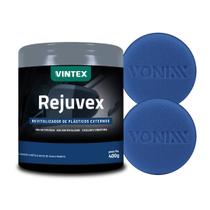 Kit Revitalizador De Plásticos Rejuvex 400g + Espuma Aplicadora Vonixx