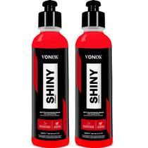 Kit revitalizador de pneus brilho molhado e proteção shiny vonixx Kit revitalizador de pneus brilho molhado e proteção shiny vonixx