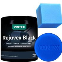 Kit Revitalizador Rejuvex Black 400g com Aplicador de Espuma Vonixx