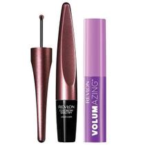 Kit Revlon Delineador + Mascara Cilio Exactify 103 Mulberry