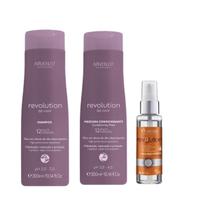 Kit Revolution Shampoo Condicionador Serum