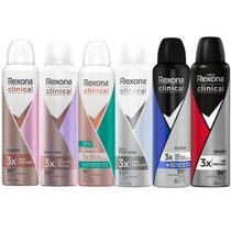 Kit Rexona Clinical CLassic Dry Clean Sport Refresh Sem Perf Kit Rexona Clinical CLassic Dry Clean Sport Refresh Sem Perf