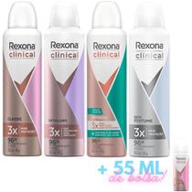 Kit Rexona Woman Clinical Classic Refresh Extra Dry rosamini