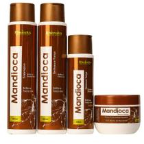 Kit Rhenuks Mandioca Brilho e Força Capilar