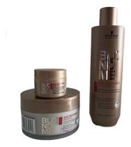 Kit Rich Blondme Schwarzkopf Shampoo + Máscara + Rich Mask 30ml