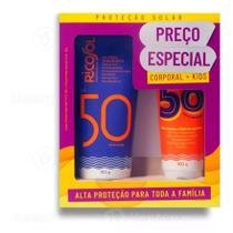 KIT RICOSOL FPS 50 CORPO 180g + FPS 50 KIDS 100g - DAHUER
