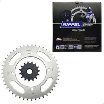 Kit Riffel Coroa Pinhão Xt 600 Tenere 1985/1988 S/ Corrente