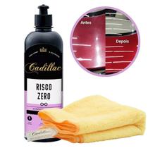 Kit Risco Zero Cadillac + Pano Cadillac 40x40cm - Composto Polidor 3 em 1