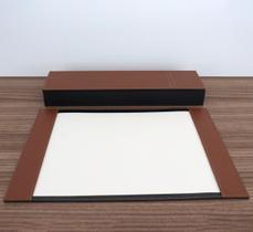 Kit Risque Rabisque A4 E Estojo Em material sintético Cor Caramelo