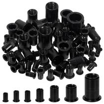 Kit Rivet Nuts Glarks 30 unidades 1/2” -13 UNC banhado a zinco preto