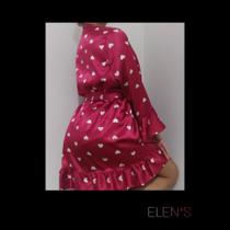 Kit robe+conjunto pijama sensual de cetim Kit robe+conjunto pijama sensual de cetim