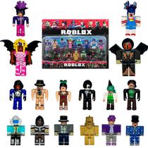 Kit Roblox 16 Bonecos Articulados Lego 8 cm Kit completo Linha premium Kit Roblox 16 Bonecos Articulados Lego 8 cm Kit completo Linha premium
