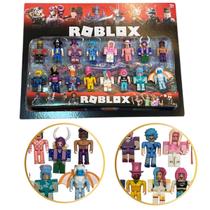 Kit Roblox Com 16 Personagens Cartela Brinquedo Infatil Jogo