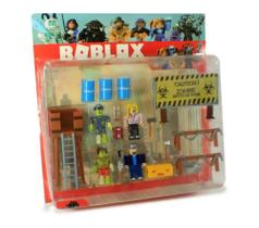 Kit Roblox Zombie Attack Articulado Desmontavel Com Escada Brinquedos Infantil