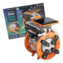 Kit Robô 7 Em 1 Brinquedo Energia Solar Experimento Educacional