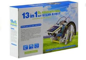 Kit Robo Solar 13 Em 1 Brinquedo De Montar
