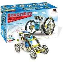 Kit Robô Solar Educacional 14 em 1 - Monte o Seu Próprio Robô
