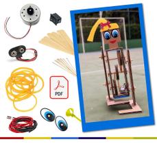 Kit Robótica Educação Maker - Robô Ambulante DIY para Estudantes