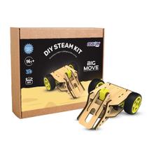 Kit Robótica Educacional STEM Carro Combate Big Move MDF