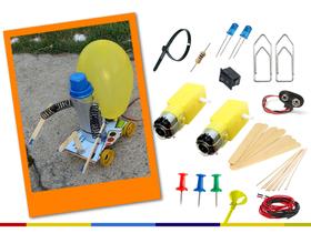 Kit Robótica para montagem do Fura balões controle com fios DIY - Inspiração Maker