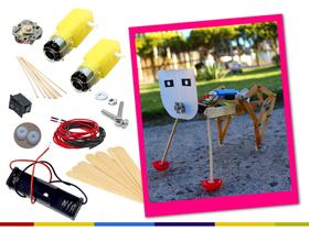 Kit Robótica para montagem do Robô Animalbot DIY - Inspiração Maker