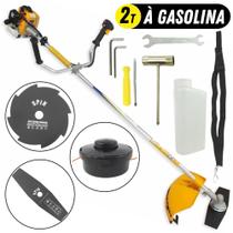 KIT Roçadeira Profissional Vulcan VR260H 2T 26CC 0,9CV + Faca 8 Pontas Furo 25mm Tamanho 200mm KIT Roçadeira Profissional Vulcan VR260H 2T 26CC 0,9CV + Faca 8 Pontas Furo 25mm Tamanho 200mm