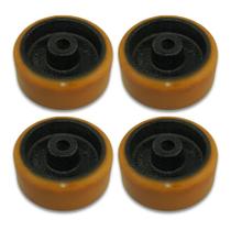 Kit Roda 312 Ferro Com Poliuretano Anti Risco 170Kg 4Un Kit Roda 312 Ferro Com Poliuretano Anti Risco 170Kg 4Un