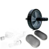 Kit Roda Abdominal Rolinho Com Apoio Flexão + Corda + Disco Kit Roda Abdominal Rolinho Com Apoio Flexão + Corda + Disco