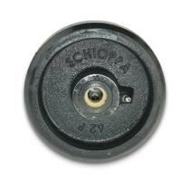 Kit Roda Ferro com Borracha R 62 BR 250kg p/ Carrinho (2 un) Kit Roda Ferro com Borracha R 62 BR 250kg p/ Carrinho (2 un)