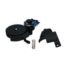 Kit Roda Rodizio Esquerda com Motor Compatível com Robô Aspirador WAP W2000