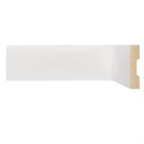 Kit Rodapé de MDF 10 Barras Frisadas de 7CMX1,80m Rende 18m Branco Moldufama