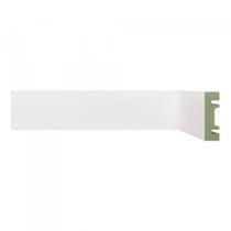 Kit Rodapé de MDF 30 Barras Lisas de 5CMX2,40m Rende 72m Branco/Liso Moldufama