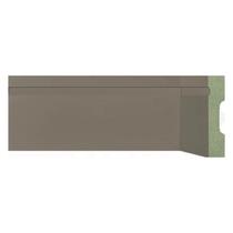 Kit Rodapé de MDF 40 Barras Frisadas de 10CMX2,40m Rende 96 Metros Cinza Moldufama