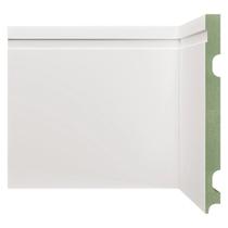Kit Rodapé de MDF 5 Barras Frisadas 20CMX2,40m Rende 12m Branco Kit Rodapé de MDF 5 Barras Frisadas 20CMX2,40m Rende 12m Branco