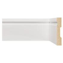 Kit Rodapé MDF 3 Barras Frisadas de 10CMX1,80m Rende 5,4m Branco/Frisado Moldufama Kit Rodapé MDF 3 Barras Frisadas de 10CMX1,80m Rende 5,4m Branco/Frisado Moldufama