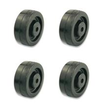 Kit Rodas 210 50mm de Borracha para Rodizio (4 UN)