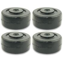 Kit Rodas 3 Pol. R 312 Borracha 80kg para Carrinhos (4 un) Kit Rodas 3 Pol. R 312 Borracha 80kg para Carrinhos (4 un)