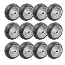 Kit Rodas 3 Pol. R 312 BP 60kg para Carrinhos (12 unidades) Kit Rodas 3 Pol. R 312 BP 60kg para Carrinhos (12 unidades)