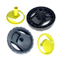 Kit Rodas com Calota Para Lavadoras K3/K4/K5 Kopp Peça Original Karcher