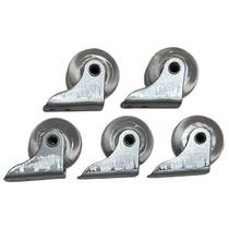 Kit Rodinhas Fixas Cristal Móveis Mini Rodízio Roda C/ 8 und Kit Rodinhas Fixas Cristal Móveis Mini Rodízio Roda C/ 8 und